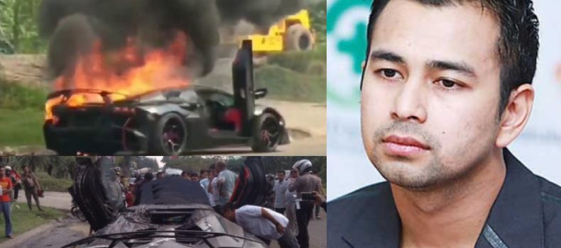 Selepas Lamborghini Batman RM5.6 juta terbakar, Raffi Ahmad umum berehat dari dunia seni