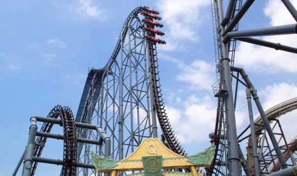 COVID-19: Penunggang roller-coaster di Jepun diminta senyap, hanya jerit dalam hati