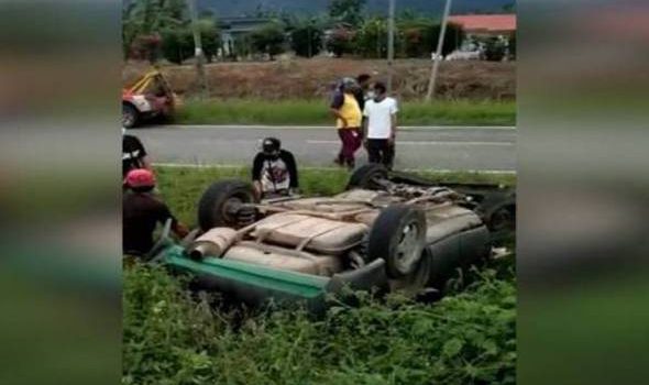 Anak maut tercampak keluar dari kenderaan, ibu dikejar ke hospital