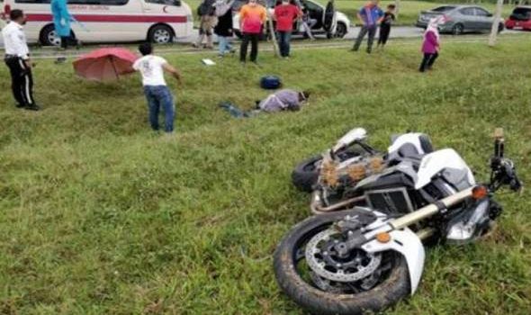 Guru maut motosikal berkuasa tinggi terbabas di LPT2